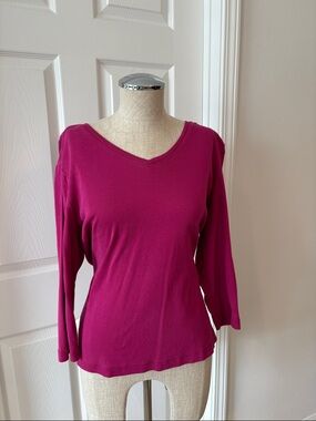 Chico’s size 2 three quarter sleeve women’s top